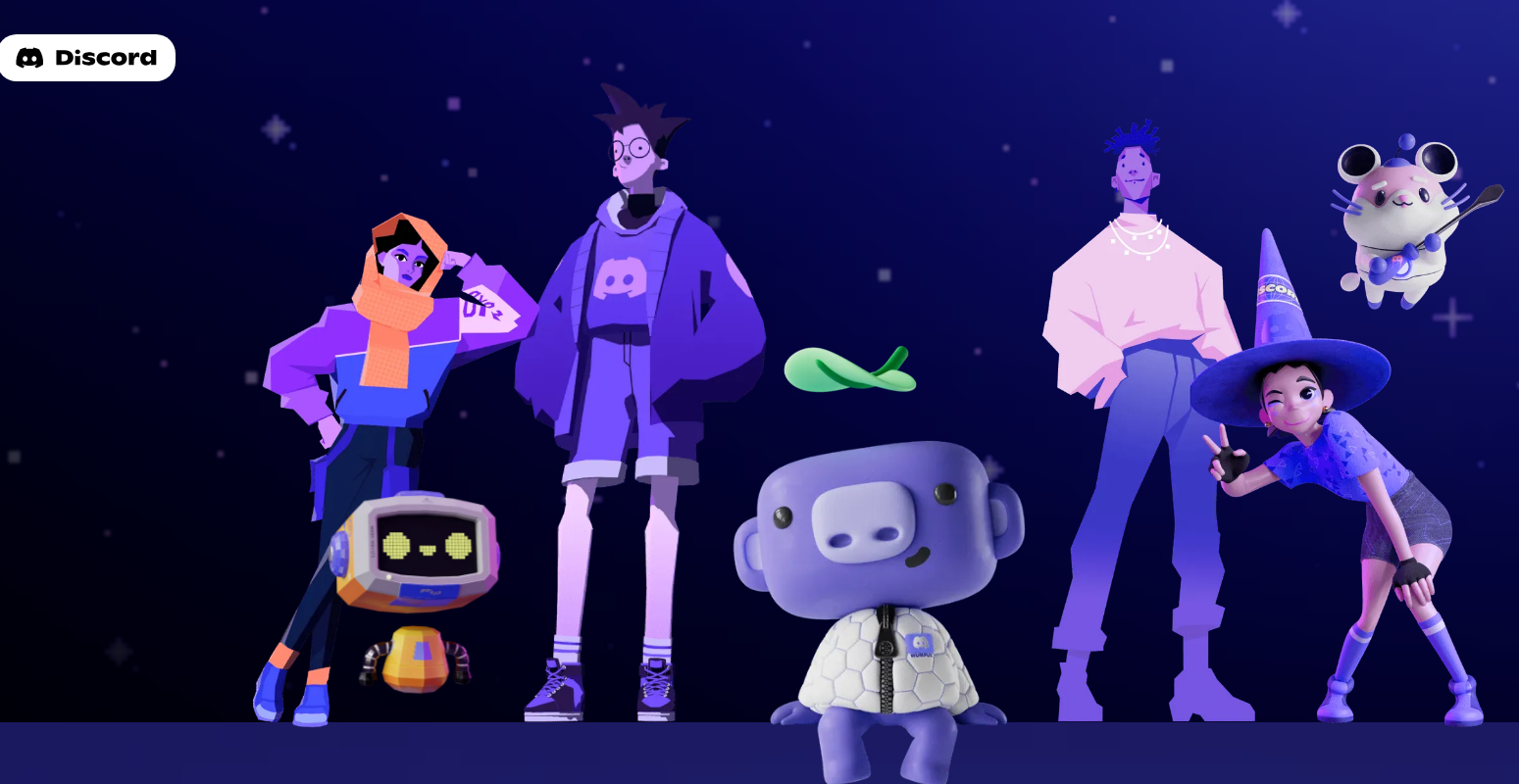 Discord 语音聊天界面截图